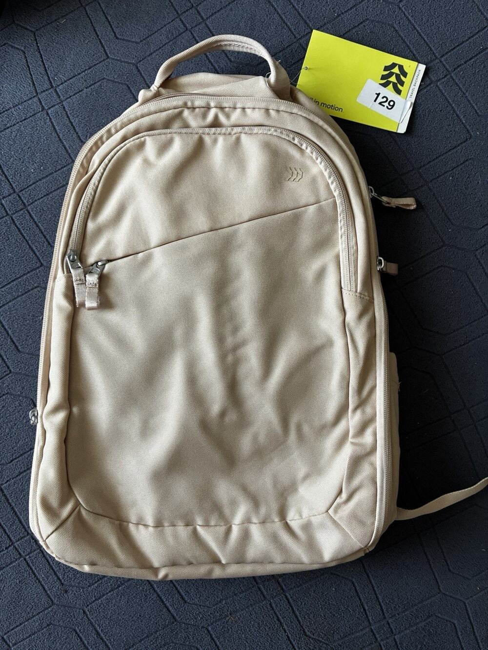 ALL IN MOTION EVERYDAY TO TRAVEL BACKPACK - CREAM/BEIGE